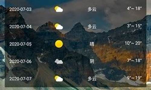 陌陌天气预报