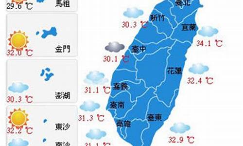 台湾天气预报10天