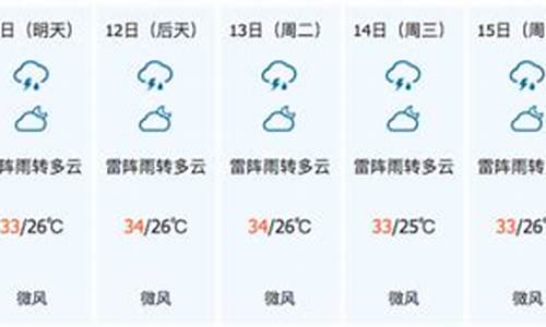 儋州天气预报15天查询当地_儋州天气预报15天查询当地三亚天气