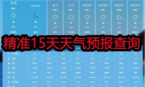 精准15天天气预报_精准15天天气预报查询