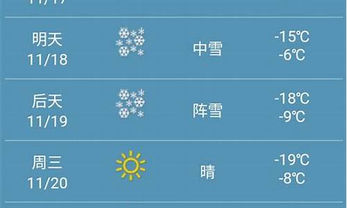 黑龙江最近一周天气预报_黑龙江最近一周天气预报15天